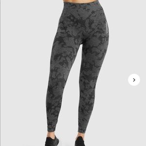 Gymshark Adapt Camo Seamless Black Leggings
